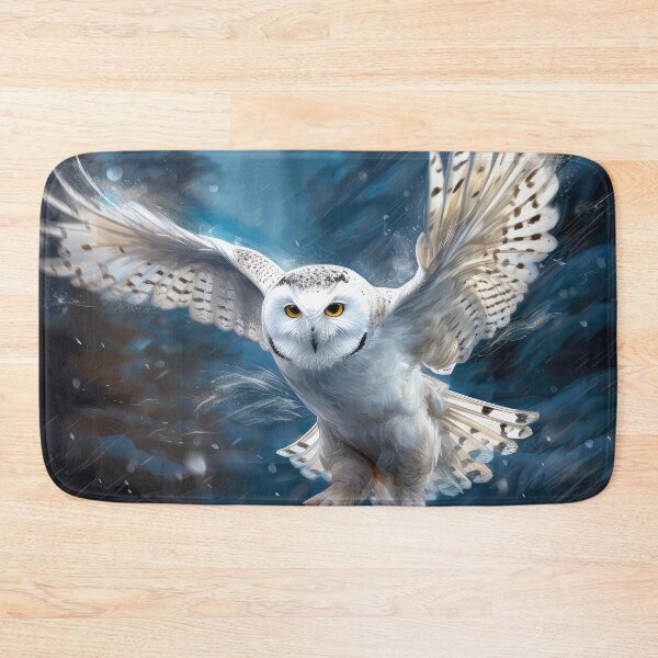 Item preview, Snowy Owl in Flight 02 designed and sold by Elisabeth Lucas.