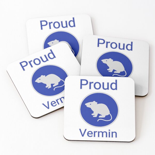 Item preview, Proud vermin  designed and sold by Rachel the Artist .