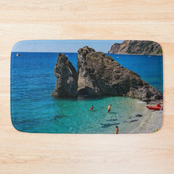 Item preview, The Rocks at Monterosso al Mare  designed and sold by Roselyn Shoko.