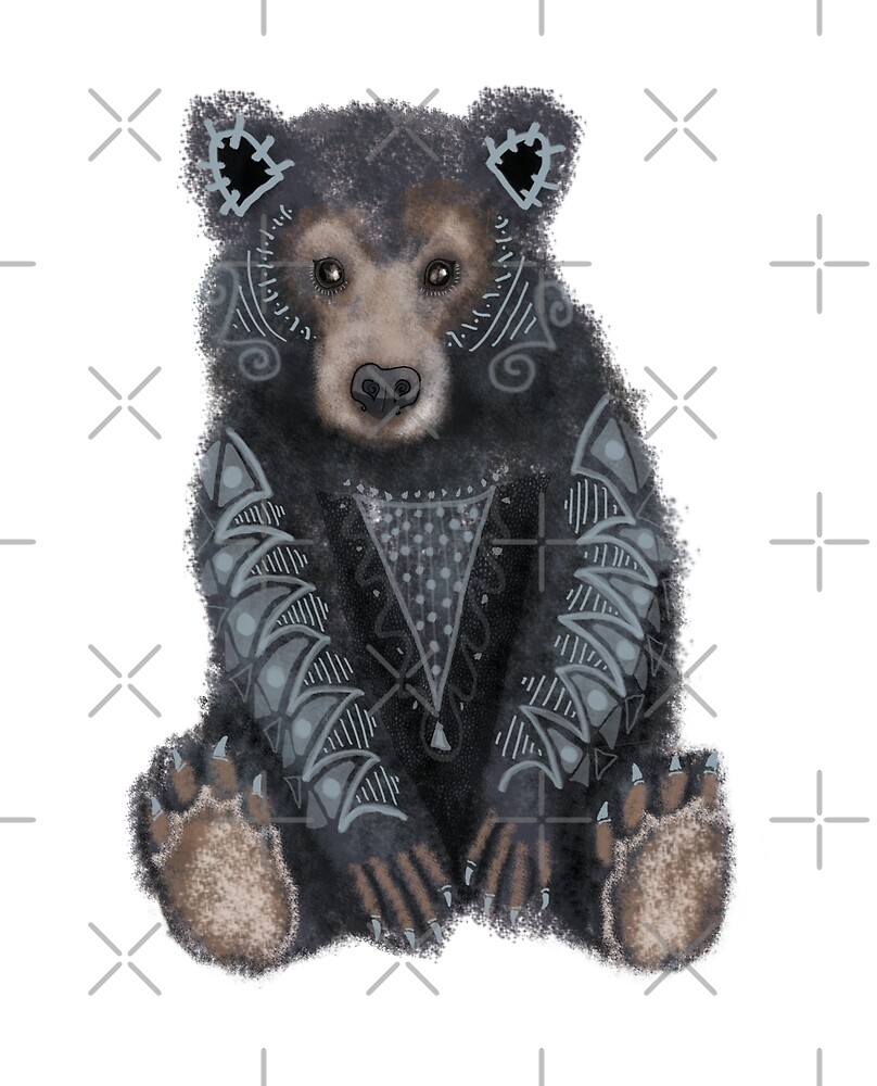 "Black Bear Spirit Animal" by tinaschofield | Redbubble