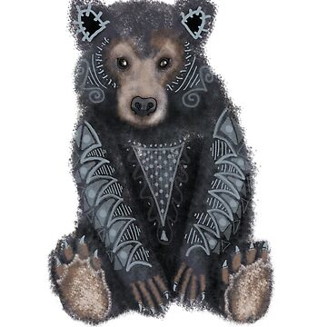 Artwork thumbnail, Black Bear Spirit Animal by tinaschofield