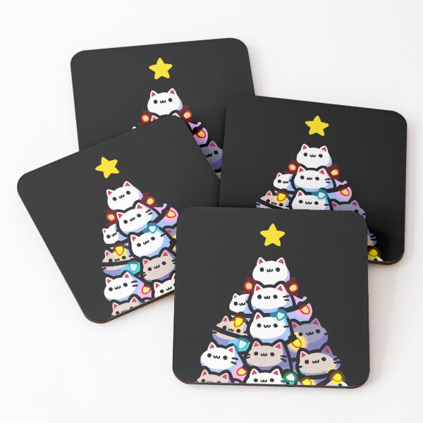 Item preview, merry catsmas designed and sold by fleurdesignart.