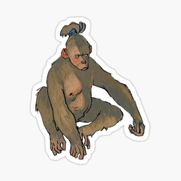 Bad monkey Sticker