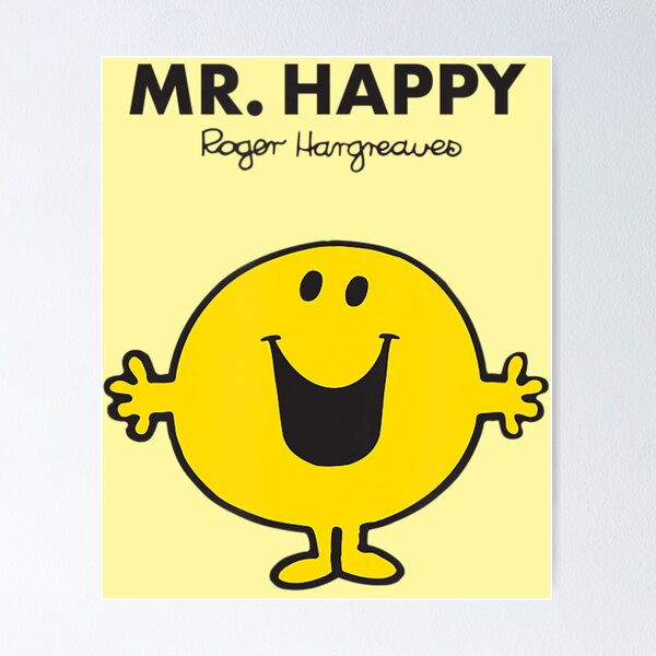 Item preview, Mr. Men Mr. Happy Cute Funny Happy designed and sold by Dtoamsytss.