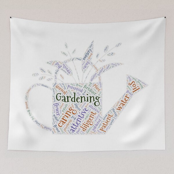 Item preview, Gardening Wordcloud for Lighter Backgrounds designed and sold by WordsYouLove.