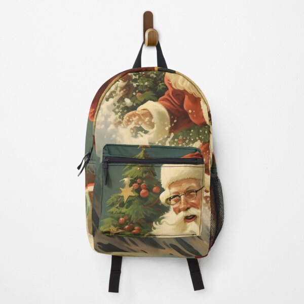 Item preview, surfing christmas santa claus holiday print designed and sold by dcrc.