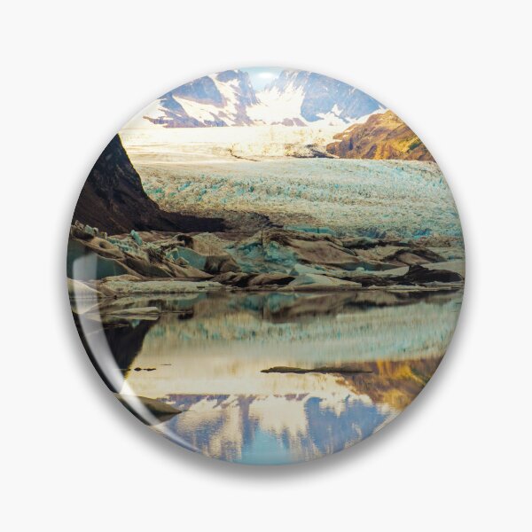 Item preview, Mountains and Glacier Framed by Clouds in Cordova, Alaska designed and sold by TheSeaWolf.