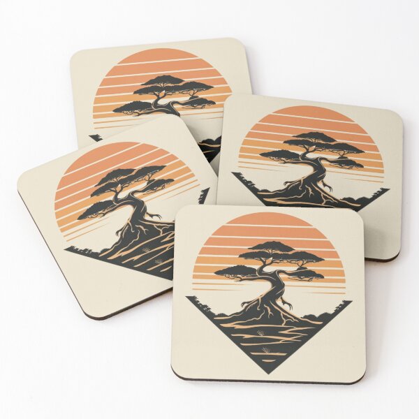 Item preview, vintage bonsai and sunset designed and sold by Hemlawit.