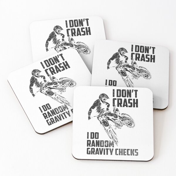 Item preview, I Dont Crash I Do Random Gravity Checks-Black designed and sold by Foryoubroshirt.