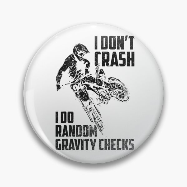 Item preview, I Dont Crash I Do Random Gravity Checks-Black designed and sold by Foryoubroshirt.