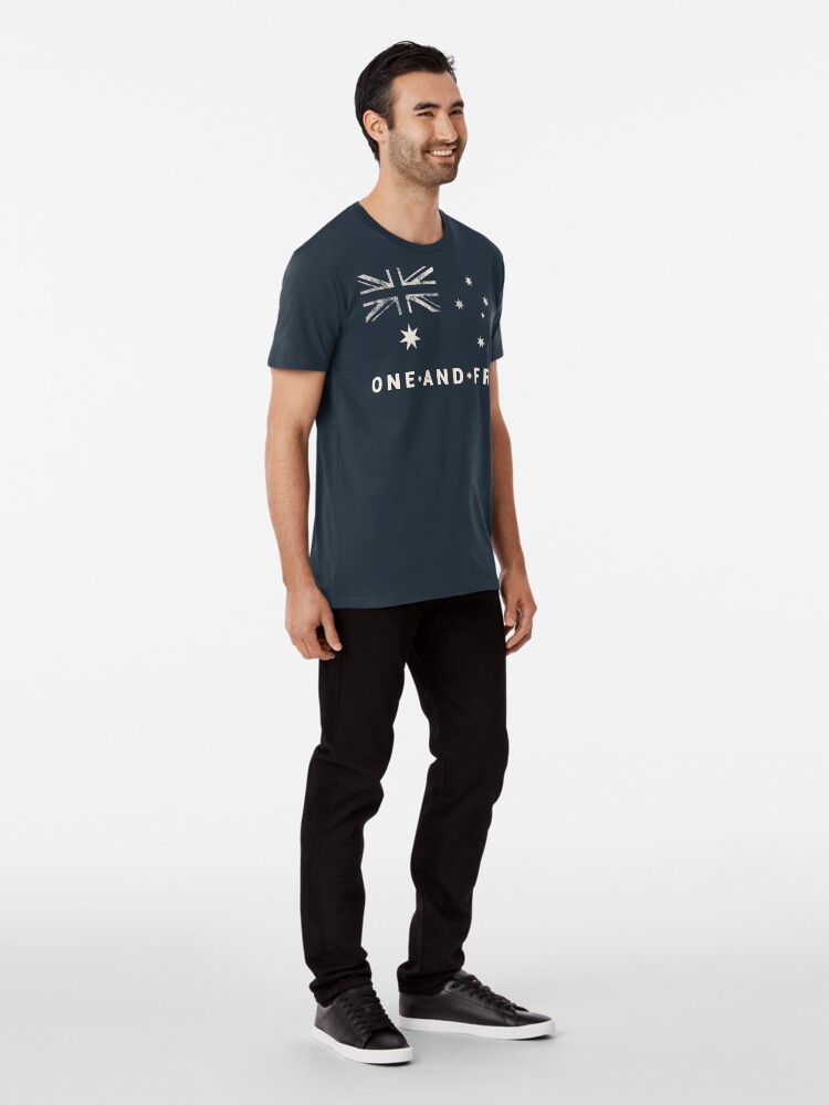 Thumbnail 3 of 6, Premium T-Shirt, Australia: One And Free designed and sold by TheGoodSauce.