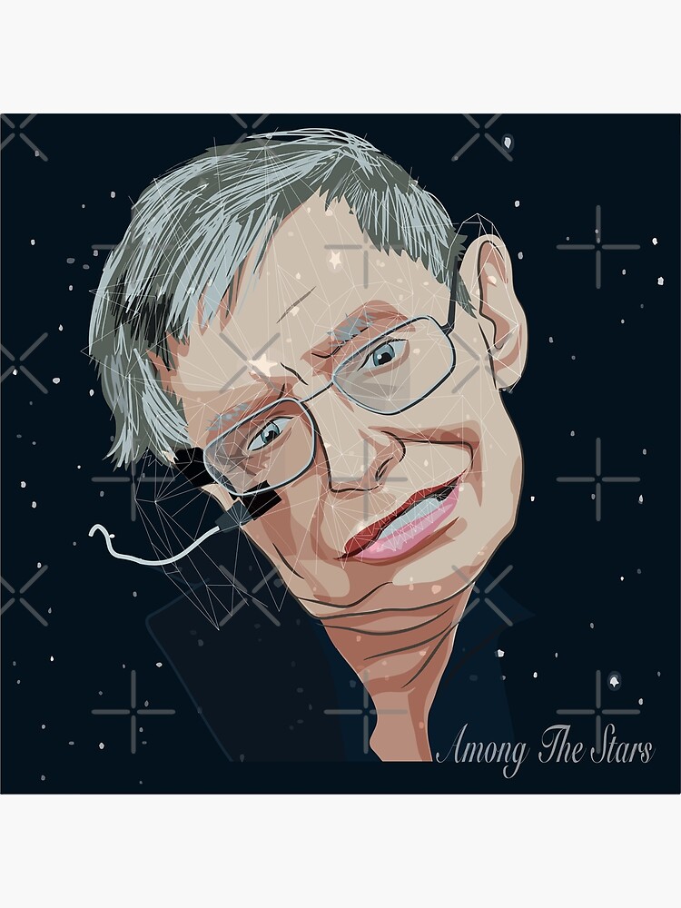 Stephen Hawking Print - Etsy