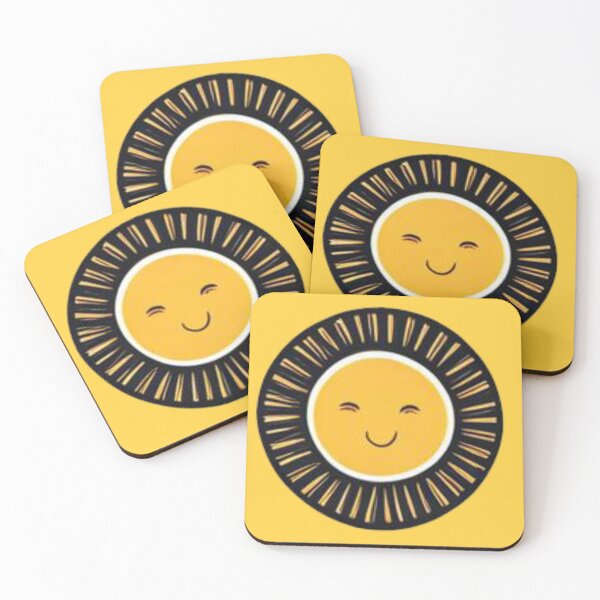 Item preview, Boho Bliss Smiling Sun Sticker designed and sold by evilishgoods.