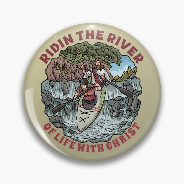 Item preview, Jesus & Girl Kayaking designed and sold by ChristlikeMerch.