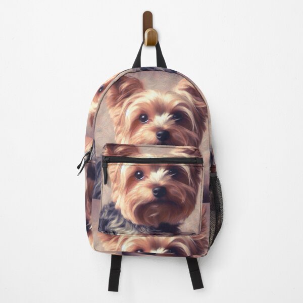 Item preview, Sitting Pretty - Yorkshire Terrier in Van Gogh Style, Yorkie Doggo designed and sold by Star-Fragment.