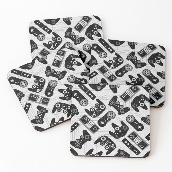 Item preview, Video Game Controllers for Gamers in Black and White designed and sold by ArtfulFreddy.