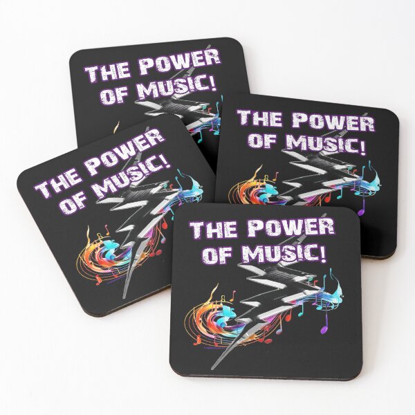 Item preview, The Power Of Music! - For Dark Backgrounds designed and sold by The Imagination Source™.