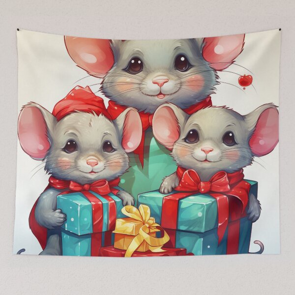 Item preview, The Holiday Mouse A Festive Journey designed and sold by ajsloan.