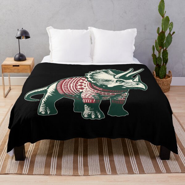 Item preview, Christmas Triceratops designed and sold by TomFrontierArt.