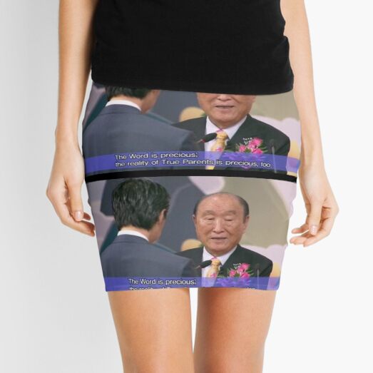 Victory of True Parents Coronation To the Couple of Hyung Jin Moon Mini Skirt