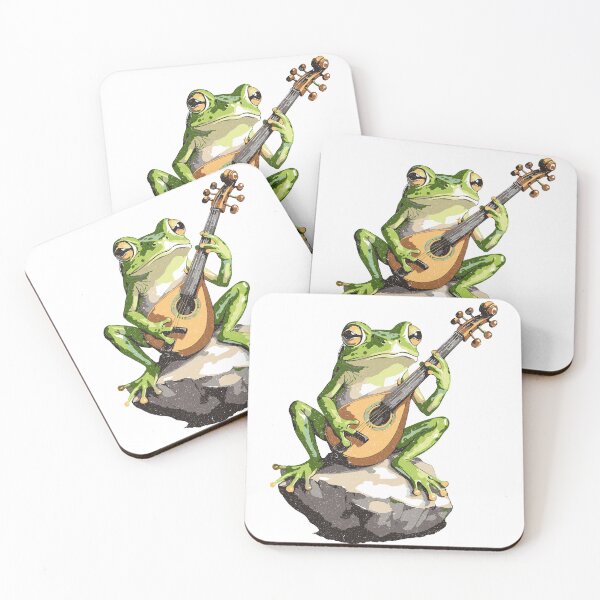 Item preview, Frog Playing Banjo designed and sold by GirlGlowGraphic.