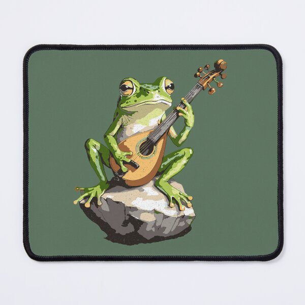 Item preview, Frog Playing Banjo designed and sold by GirlGlowGraphic.