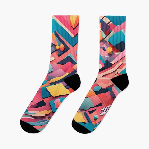 Item preview, Retro Vibe Using Geometric Shapes: A Nostalgic Journey Through Design designed and sold by Best-Art-32.