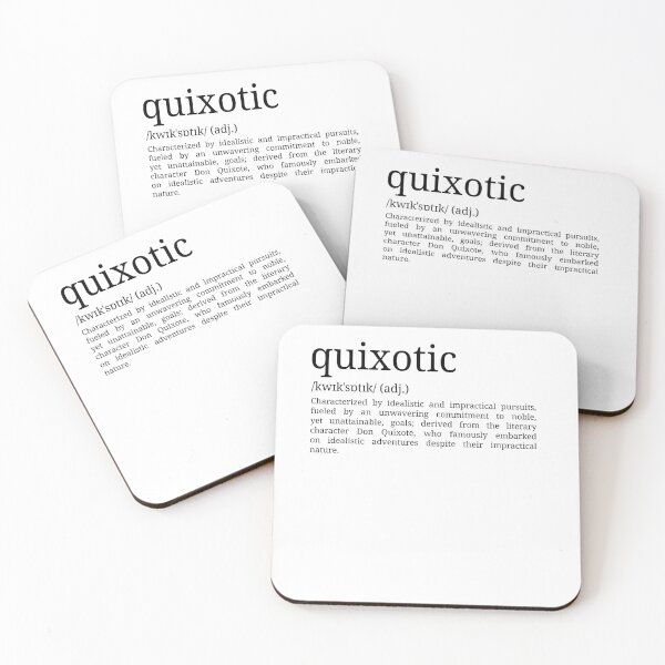 Item preview, Quixotic - Dictionary Definition designed and sold by mr-k-store.