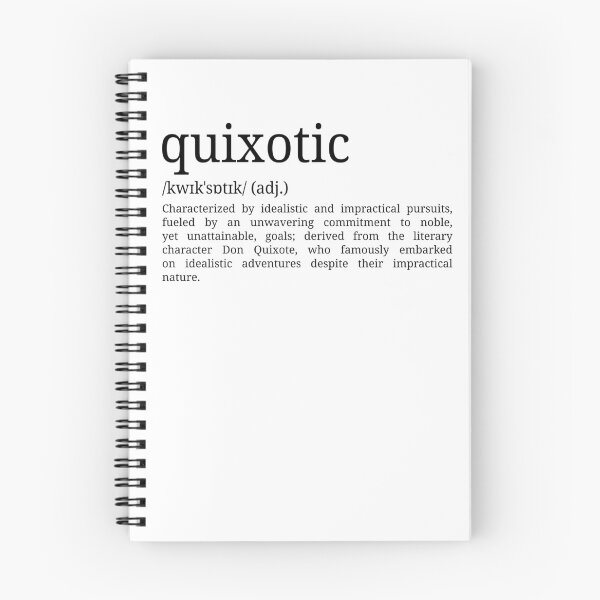 Item preview, Quixotic - Dictionary Definition designed and sold by mr-k-store.