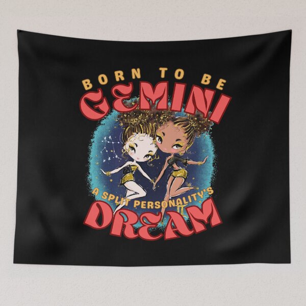 Item preview, Born To Be Gemini: A Split Personality's Dream. gemini astrology designed and sold by ZodiacWonders.