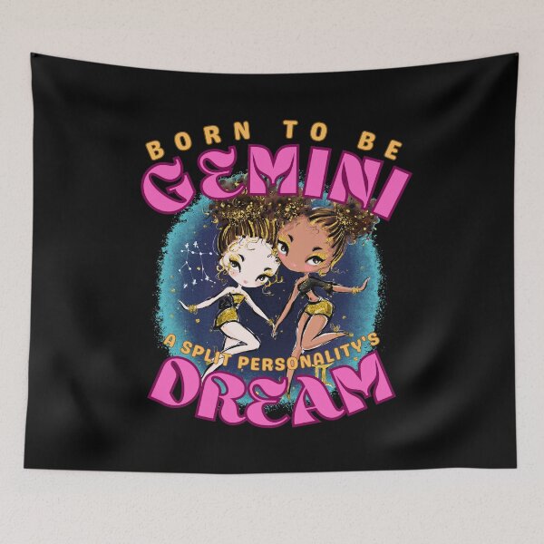 Item preview, Born To Be Gemini: A Split Personality's Dream. gemini astrological sign designed and sold by ZodiacWonders.