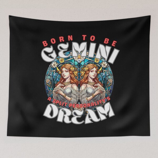 Item preview, Born To Be Gemini: A Split Personality's Dream. gemini sayings designed and sold by ZodiacWonders.