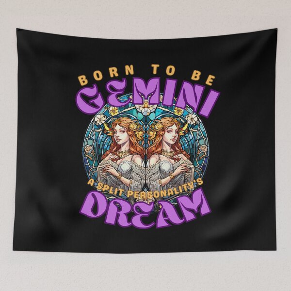 Item preview, Born To Be Gemini: A Split Personality's Dream. gemini season designed and sold by ZodiacWonders.
