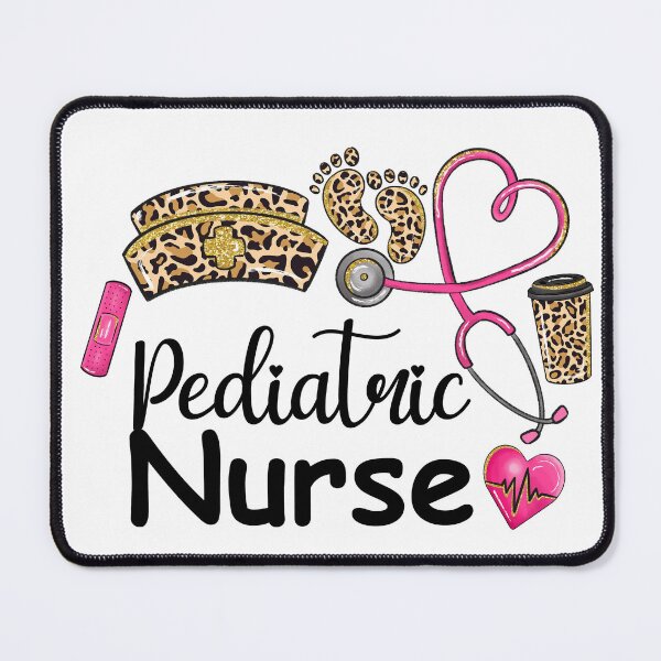 Item preview, Pediatric Nurse Cute Sticker Pink designed and sold by Christikamal.