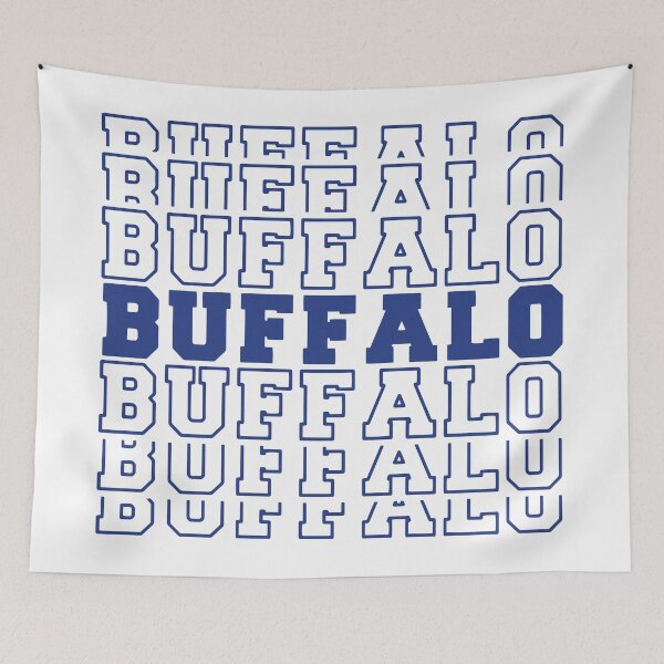 Item preview, Buffalo Stacked Varsity Text designed and sold by billsmania.