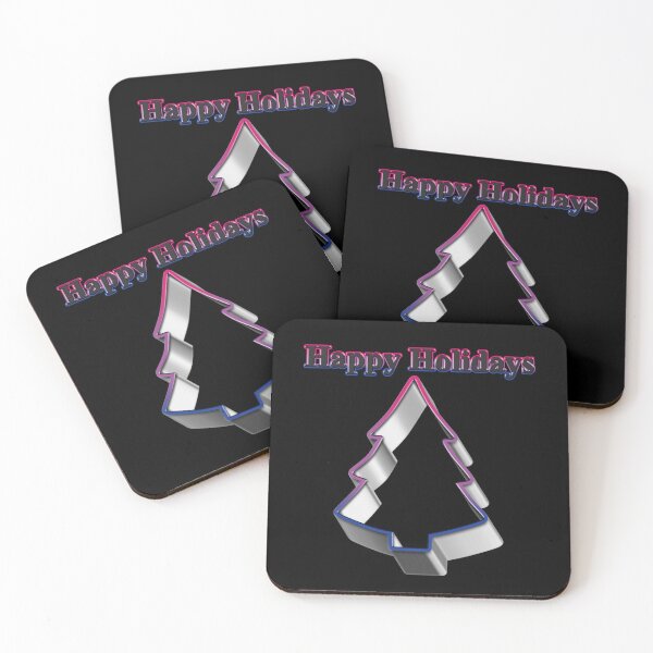 Item preview, Cookie cutter Tree LGBT Happy Holidays Bisexual Pride designed and sold by TheirChoice.