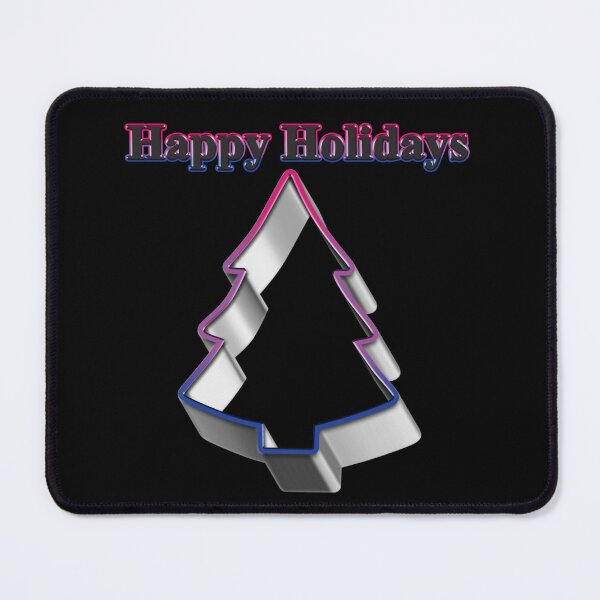 Item preview, Cookie cutter Tree LGBT Happy Holidays Bisexual Pride designed and sold by TheirChoice.