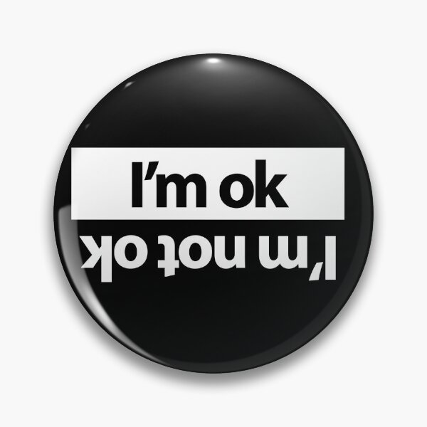 Item preview, I'm ok... I'm not ok funny car sticker or t-shirt designed and sold by GreenGuyTees.