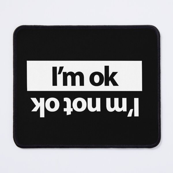 Item preview, I'm ok... I'm not ok funny car sticker or t-shirt designed and sold by GreenGuyTees.