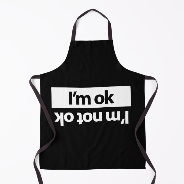 Item preview, I'm ok... I'm not ok funny car sticker or t-shirt designed and sold by GreenGuyTees.