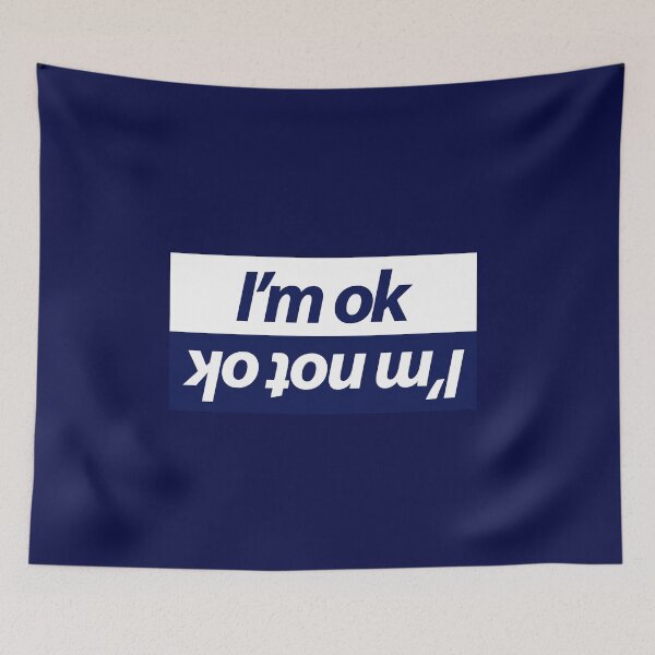 Item preview, I'm ok... I'm not ok funny car sticker or t-shirt designed and sold by GreenGuyTees.