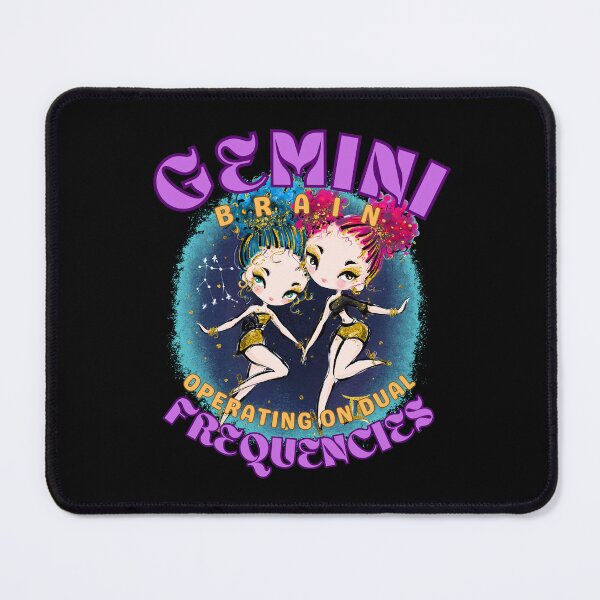 Item preview, Gemini Brain: Operating On Dual Frequencies. gemini constellation designed and sold by ZodiacWonders.