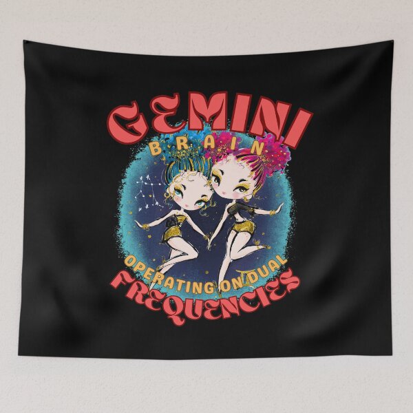 Item preview, Gemini Brain: Operating On Dual Frequencies. gemini astrology designed and sold by ZodiacWonders.