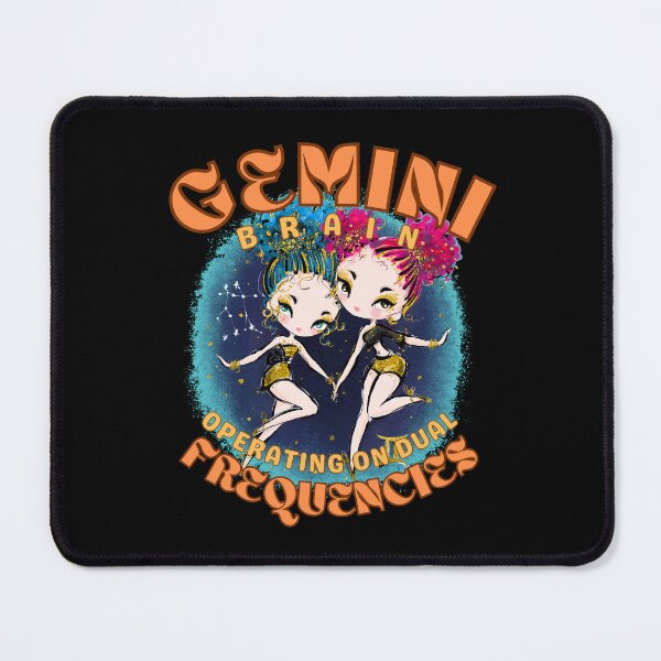 Item preview, Gemini Brain: Operating On Dual Frequencies. gemini quote designed and sold by ZodiacWonders.