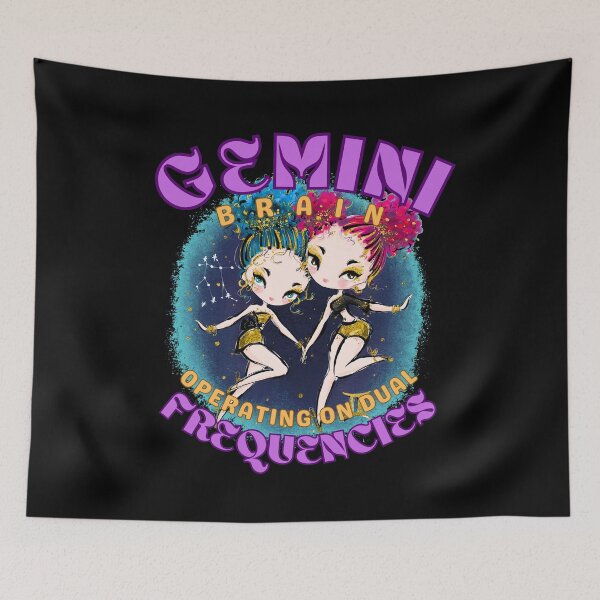 Item preview, Gemini Brain: Operating On Dual Frequencies. gemini constellation designed and sold by ZodiacWonders.