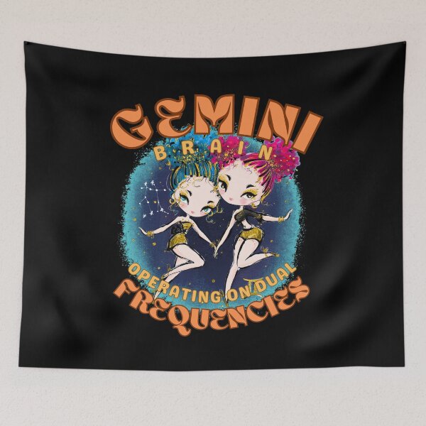 Item preview, Gemini Brain: Operating On Dual Frequencies. gemini quote designed and sold by ZodiacWonders.