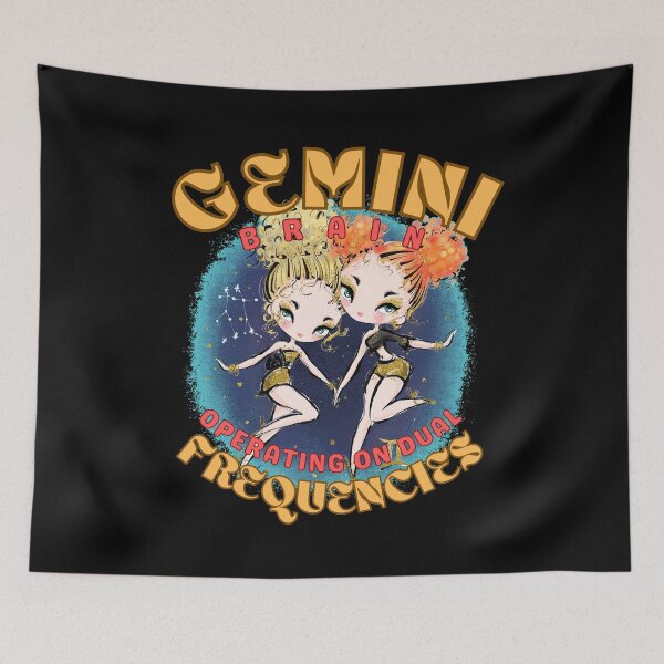 Item preview, Gemini Brain: Operating On Dual Frequencies. gemini funny designed and sold by ZodiacWonders.