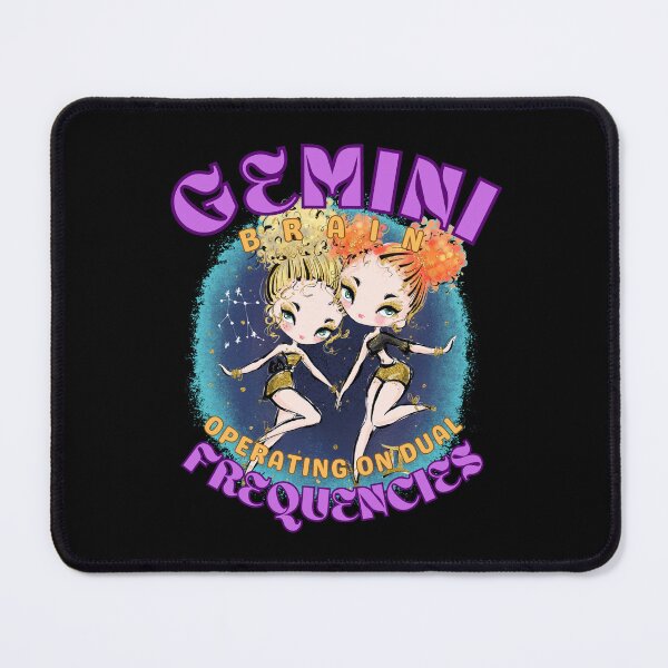 Item preview, Gemini Brain: Operating On Dual Frequencies. gemini season designed and sold by ZodiacWonders.