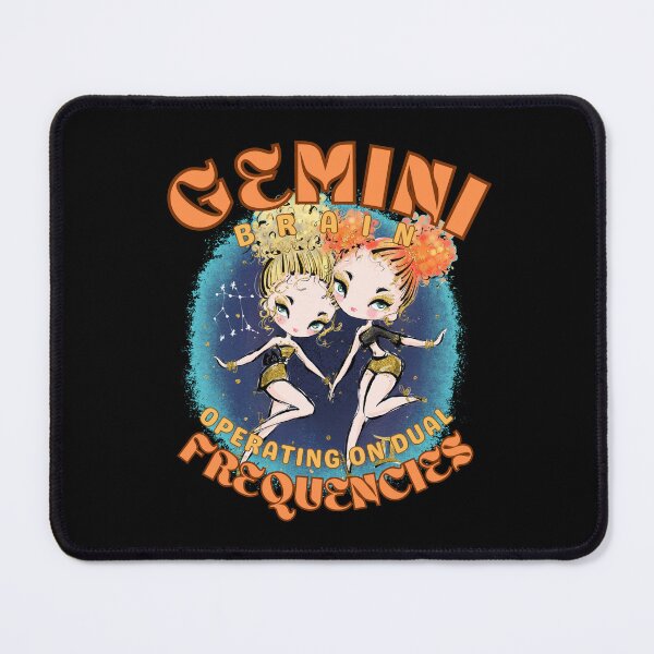 Item preview, Gemini Brain: Operating On Dual Frequencies. gemini horoscope designed and sold by ZodiacWonders.