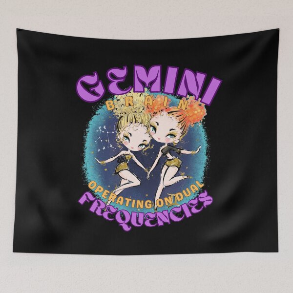 Item preview, Gemini Brain: Operating On Dual Frequencies. gemini season designed and sold by ZodiacWonders.